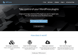 wpcore home page