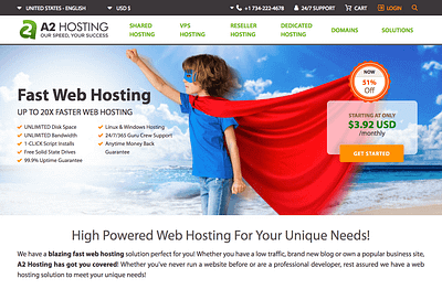a2 hosting wordpress hosting